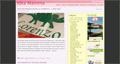 Desktop Screenshot of ideamamma.it